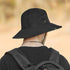 YOLAI Mens Outdoor Bucket Hat Mesh Breathable Sunshade Fisherman Cap Sunscreen Foldable Sun Visor Hat Outdoor Hiking