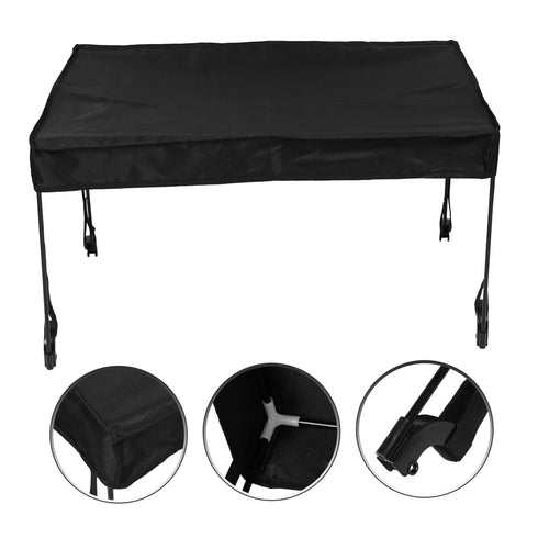Kisangel Collapsible Outdoor Camping Cart Canopy Foldable Sunshade and Rain Cover for Baby Stroller Accessories
