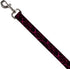 Buckle-Down Durable & Stylish Dog Leash with Snap Closure, Marble Black Hot Pink, 4 Feet Long 1.0 Inch Wide