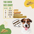 EcoKind Premium Gold Yak Cheese Himalayan Dog Chews - All Natural, High Protein Treats for Large Breed Dogs, 3 Chews