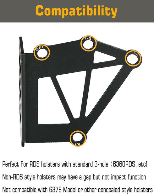 Tactical Holster Adapter Tourniquet Holder Mount, QLS Police Gear Accessories Belt Attachment