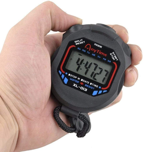 Waterproof Stopwatch Digital Handheld Multi-Function Sports Timer, Professional Electronic Chronograph Stop Watch (10)