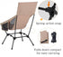 Eugelrom High Back Reclining Camping Chair for Adults Oversized Portable Folding Chair with Head Support & Widened