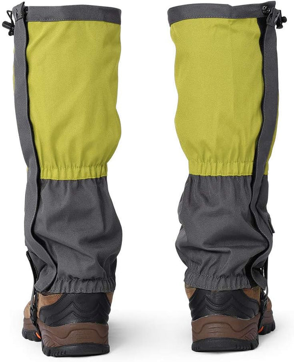 Hiking Waterproof Gaiters, Outdoor Motainee Shoe Boot Covers for Skiing, Climbing