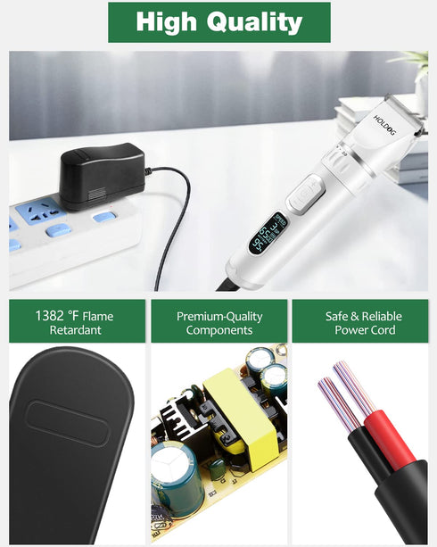 5V Power Cord Replacement for HOLDOG Dog Clippers, Professional Heavy Duty Grooming Clipper Charger