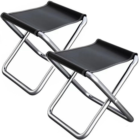Generic 2 PCS Small Portable Camping Stool (10 * 10 inches), Outdoor Lightweight