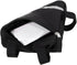 MOOCY Black Bicycle Bike Storage Bag, Triangle Saddle Frame Strap-On Pouch for Cycling