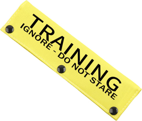 JXGZSO Training Ignore Do Not Stare Reactive Dog Leash Sleeve, Do Not Pet Training Dog Leash Wrap