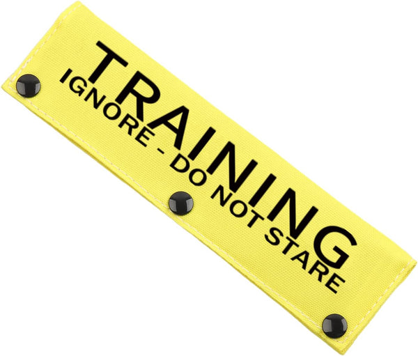 JXGZSO Training Ignore Do Not Stare Reactive Dog Leash Sleeve, Do Not Pet Training Dog Leash Wrap