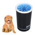 Automatic Dog Cleaner, Soft Electric Washer USB Rechargeable Cleaner Cup for Small to Medium Dogs Cats (Black White)