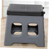 balacoo Portable Car Folding Toilet Compact Emergency Potty for Camping Outdoor Travel Road Trips Made Material