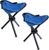 Stitokg 2 PCS Travel Folding Camping Stool, 12 Inch Tripod Seat, 220 lbs