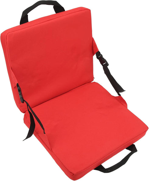 Dioche Portable Bleacher with Outdoor Folding Chair with Backrest and Soft Sponge