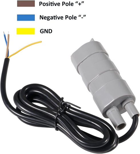 2pcs Mini Submersible Water Pump, DC 12V Micro Water Pump, 840L/H High Flow Pumps for Aquarium Fish Tank Fountain