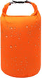 R2Depot Waterproof Dry Bag, 5L/10L/20L/40L Dry Storage Bag for Kayaking, Gym, Hiking, Swimming (Orange, 5L)