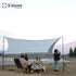 S'more Bell Tent 4 Season Glamping Tent, Hot Tent with Stove Jack for Family Camping and Hiking