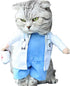 Dog Cat Doctor Costume - Funny Halloween Costumes for Small Dogs & Cats, Cosplay Party Outfit (Doctor, X-Small)