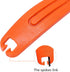 VBESTLIFE Bike Tire Levers, 3Pcs High Strength Ergonomic Tools for Road and Mountain Bike Tire Removal in Orange