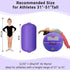 CZGBRO Gymnastics Barrel Air Roller with Pump, Inflatable Tumbling Equipment Air Mat Octagon Mat for Backhandspring
