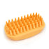 Silicone Dog Grooming Brush, Pet Shampoo Bath Brush, Anti Skid Soothing Massage Rubber Comb