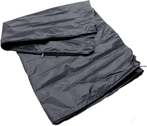 Folding Bike Carry Bag, Waterproof Travel Storage Zipper Bag for Brompton Bike Transport on Airplane, Train