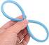 5pcs Aquarium Floating Plant Rings, Foam Round Fish Feeding Rings to Keep Floating Plants in Place (Blue)