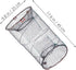 Foldable Fishing Net Shrimp Trap Crawfish Trap Net Nylon Mesh Collapsible Minnow Basket for Freshwater Fishing Portable