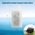 Koller Products Small Replacement Filter Cartridges, 6 Pack for Aquarium Kits with Power Filters