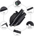 Gardening Folding Shovel Military Camping Shovel Survival Gear Entrenching Tool with Carrying Pouch Metal Handle for Camping Trekking Gardening Fishing Backpacking Snow (Black Zipper Pouch) by Jipemtra