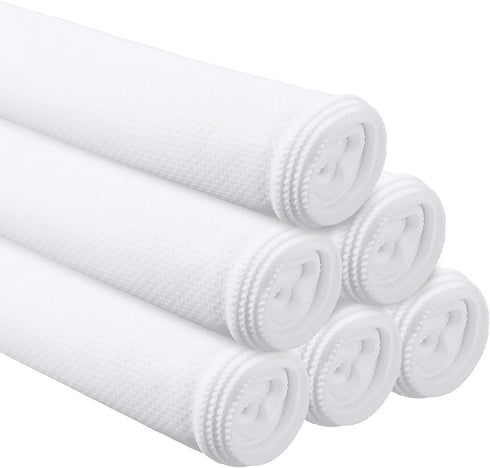 BBTO 6 Count Sublimation Cooling Towels Bulk for Sports 40"x12" White Golf