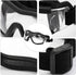 Pet Goggles - Eye Protective Glasses for Medium or Large Dog, Anti-UV, Windproof, Waterproof (Transparent)