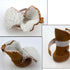 URBEST Dog Boots for Small Dogs - Winter Booties (4#, Brown)
