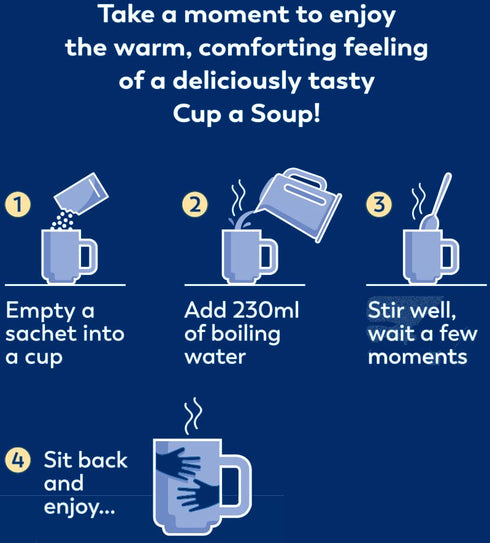 Batchelors Pack 4 Minestrone with Croutons Cup a Soup