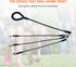 Three Dog Leash, Comfortable Double Dog Leash with Reflective, 360 Swivel No Tangle Training Leash for Large Medium