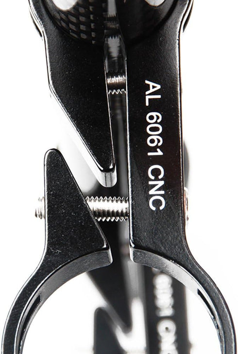 GUB 31.8MM Double Clamp Carbon Fiber Super Long Bike Handlebar Extender Mount Bracket Stand