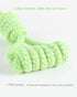 Knotted Woven Pet Dog Toy, Eco-Friendly Cotton Rope, Medium/Small Dogs, Bite-Resistant