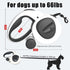 Upgrade 4-in-1 Retractable Dog Leash with LED Light & Dispenser & Poop Bags, 16ft Heavy Duty for Dogs up to 66lbs