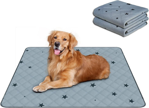 RIOUSSI Washable Pee Pads for Dogs, Reusable, Absorbent, Leakproof, Non Slip Pet