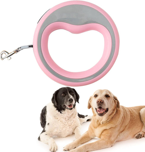 HEEPDD 2.5 Meter 360° Retractable Dog Leash with One-Handed Brake Pause Lock for Small Medium Dogs
