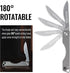 KeyUnity KK01 Titanium Folding Knife, Utility EDC Pocket Knife with #24 Replaceable Blade for Outdoor Use