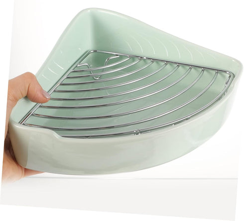 Chinchillas BESPORTBLE Ceramic Pet Toilet Triangle Potty Trainer for Rabbits Guinea Pigs Hamsters Small Animal Cage