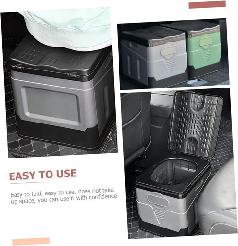 Garneck Compact Portable Folding Toilet - Ideal for Camping and Outdoor Adventures