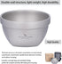 (500ml) Boundless Voyage Titanium Double Walled Bowl - Ultralight Portable Tableware for Oatmeal, Rice, Soup, Yogurt
