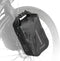 Rhinowalk Bike Front Fork Waterproof Bag, 4L Pannier Saddle Bag for E-Scooter Mountain Bike Accessories, Black