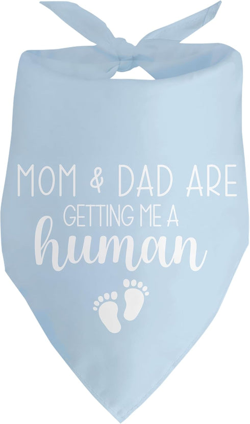Blue Dog Bandana Baby Announcement Dog Pregnancy Announcement Bandana for Grandparents Pregnancy