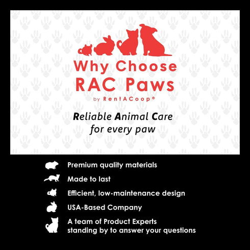 RentACoop 64oz (2L) Small Animal Drinker - No-Drip Brass Nozzle for Small Pets, Bunnies, Guinea Pigs