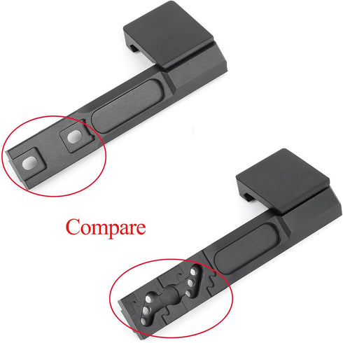 NOBUHIRO Metal Offset Light Mount for M300 M600 Series Tactical Flashlight, Fits 20mm Picatinny Rail