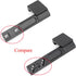 NOBUHIRO Metal Offset Light Mount for M300 M600 Series Tactical Flashlight, Fits 20mm Picatinny Rail