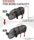 Water-resistant Bike Seat Bag, Expandable Capacity Cycling Under Seat Pouch 1.5-2L, Pack for Mountain Road Bikes