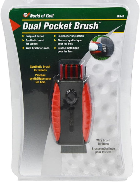 JEF World of Golf JR149 Golf Club Dual Pocket Brush